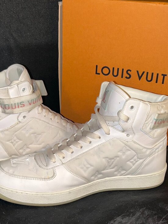 Louis Vuitton Rivoli High Top Sneakers White Monogram Men’s LV 8 / US 9 main image 6